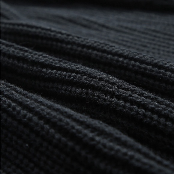 Black Floral Crochet Bell Sleeve Loose sweater Bohemian Blouse - Picture 15 of 16